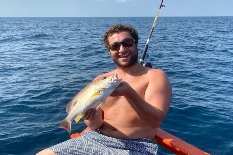 Diepzee vissen in Golf van Thailand